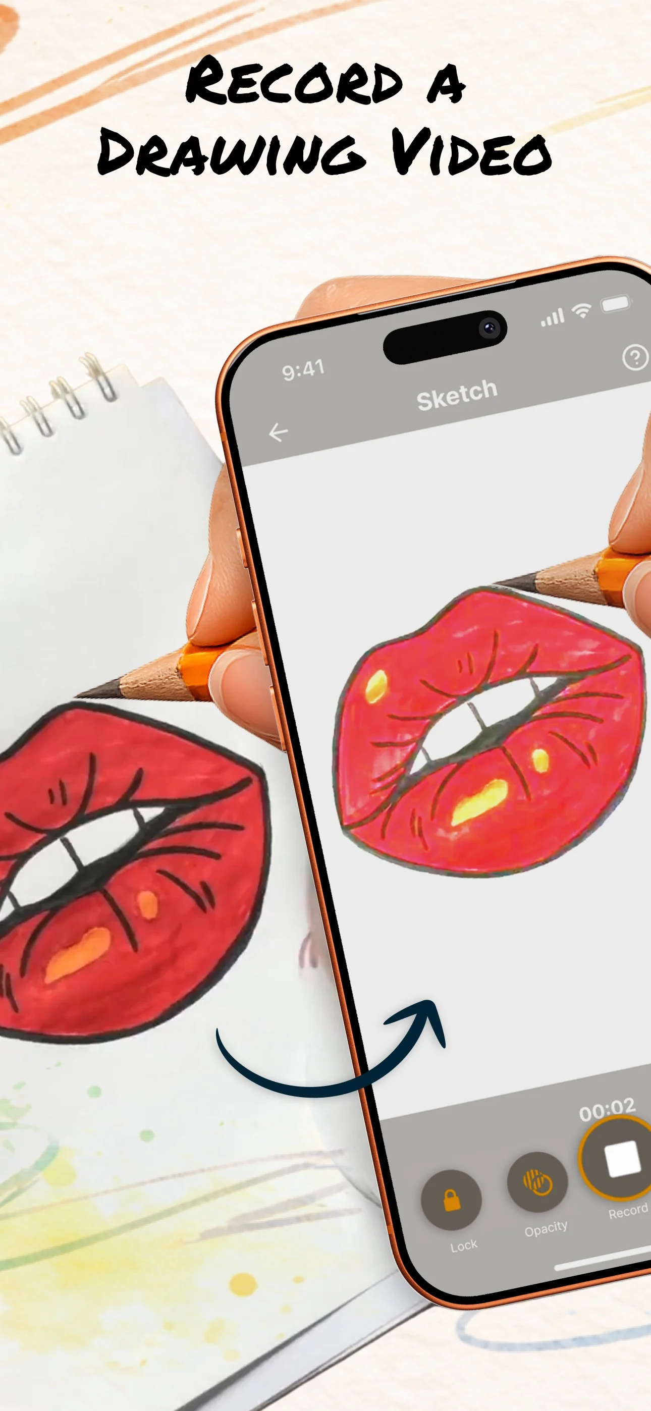 Color and sketch drawing modes